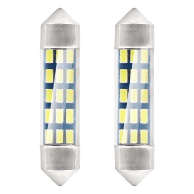 AMIO LED žarulja STANDARD Festoon C5W/C10W/C3W, 3014, 15 SMD, 39 mm, 12 V, bijela