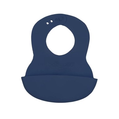 BABYONO Silikonski podbradak, tamno plava