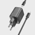 HOCO Zidni punjač N42, 2x Type C + Type C na Type C kabel, PD QC, 45W, GaN, crni