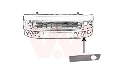 VAN WEZEL Maska branika VW T5 09-, prednja lijeva, sa maglenkom