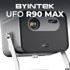 BYINTEK Projektor prijenosni LED DLP UFO R90 MAX, Google TV, dvostruki WiFi, Bluetooth + pribor
