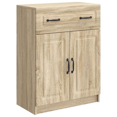 Krevet, 66 x 34,5 x 87 cm, konstruirano drvo, hrast sonoma