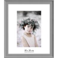 STYLER Sivi zidni okvir Malaga, 47 x 57 cm