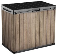 KETER Vrtni sanduk Deco Horizontal Store It Out, 1150 L, svijetlosmeđa