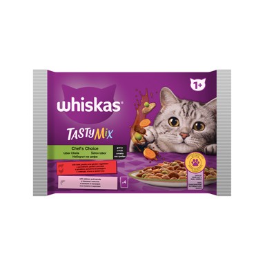 WHISKAS Tasty Mix izbor kuhara 4 x 85 g