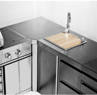 Inox kutni modul 7902, crni