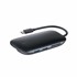 AUKEY USB hub CB-C71 interface 5000 Mbit/s, crni