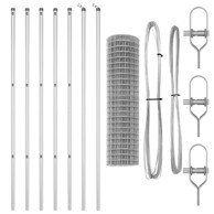 Euro ograda s 7 stupova 1x10 m cinkani čelik 