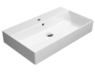 GSI KUBE X Umivaonik, 80x47 cm, antibakterijska površina, ExtraGlaze, keramika, bijela