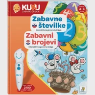 KUKU Interaktivna govorna knjiga Zabavni brojevi (bez olovke)