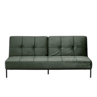 ACTONA Zeleni kauč na razvlačenje Perugia, 198x95x87 cm
