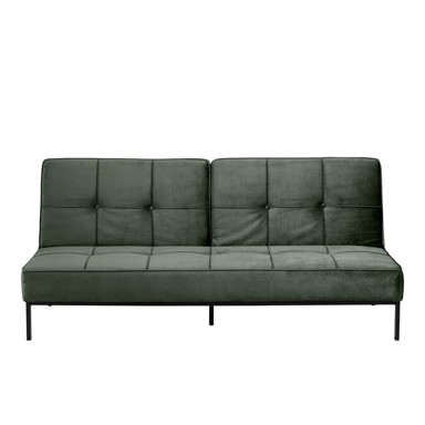 ACTONA Zeleni kauč na razvlačenje Perugia, 198x95x87 cm
