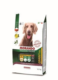 MORANDO Hrana za pse Grain Free Adult, govedina, 2.5 kg