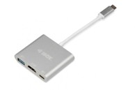 IBOX Docking stanica IUH3CFT1, USB-C, 1x USB 3.2 Gen 1 Type-A, 1x USB 3.2 Gen 1 USB-C, HDMI, srebrna