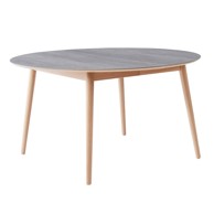 HAMMEL FURNITURE Okrugli proširiv blagovaonski stol s keramičkom daskom ø 135 cm Meza