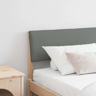 Tapecirano uzglavlje tamno sivo 180 cm čvrsto borovo drvo