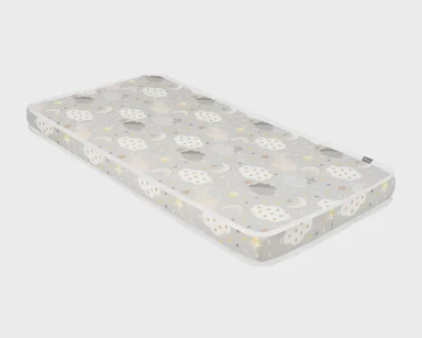 KIKKA BOO Madrac FANTASIA 70X140X9 CM, sivi