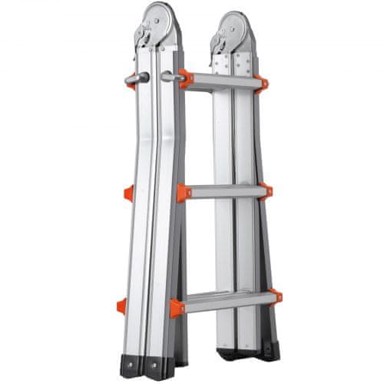 VEVOR Teleskopske ljestve, A okvir, aluminijske
