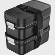ZWILLING Set vakuumskih kutija za ručak Fresh & Save, crni