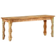 Klupa od masivnog obnovljenog drva 110 x 35 x 45 cm