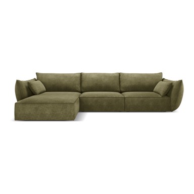 MAZZINI SOFAS Zelena kutna garnitura (lijevi kut) Vanda, 308x171x85 cm