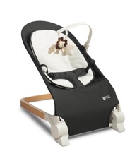 CARETERO Ležaljka za bebe Pine, crna