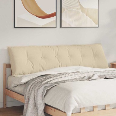 Jastuk za leđa, bež, 180 x 50 cm