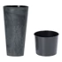 Cvjetnjak TUBUS SLIM BETON, 20 cm, antracit