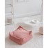 WIGIWAMA Ružičasta vreća za bebe od bouclé tkanine Square 