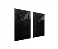 TMK Staklena zaštita za štednjak ili ploču za kuhanje 75x52, black