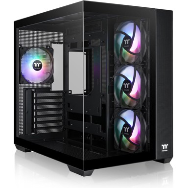 THERMALTAKE Kućište View 380 TG ARGB, mid tower, ATX, crno