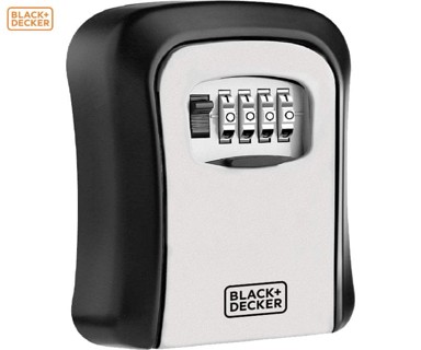 BLACK+DECKER Sef za ključeve s bravom, 12x9x4 cm
