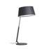 RENDL Stolna lampa, Ritzy, 230V, E27 42W, crna, krom