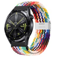 B-STRAP Elastic Nylon 2 remen za Huawei Watch GT3 42mm, rainbow