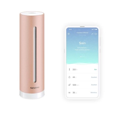 NETATMO Pametni senzor zraka, CO2, temperatura, vlaga, buka