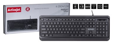 LOGITECH Žičana tipkovnica K120 FOR BUSINESS, crna boja