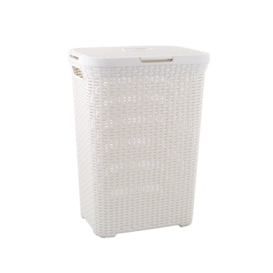 CURVER Košara za rublje Rattan 60 l bijela