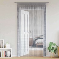 Nižaste zavjese, 2 kom, 100 x 250 cm, svijetlosiva