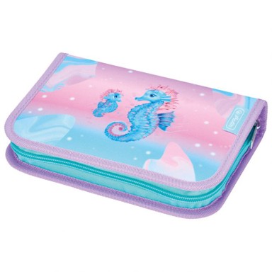 HERLITZ Pernica 50049158, puna, 1 zip, 2 preklopa, Ocean Lights
