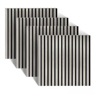 NORTHIX Akustične zidne ploče 60x60 cm set 4 komada, smeđe