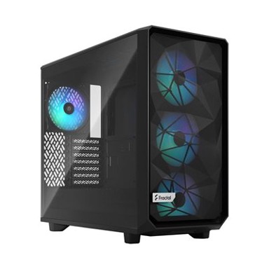 FRACTAL DESIGN Kućište Meshify 2 Lite Black TG RGB, ATX, crno, bez napajanja