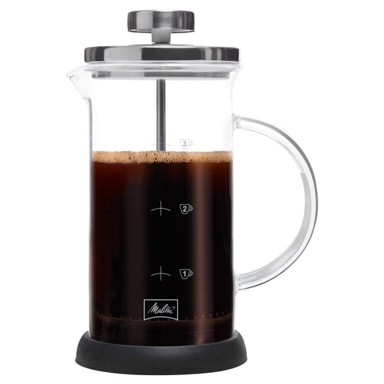 MELITTA Ručna preša za kavu French press, 3 šalice, vatrostalno staklo