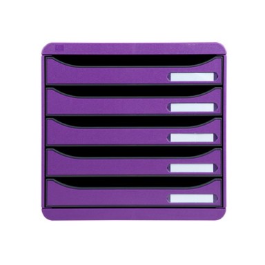 MULTIFORM Office Set ladica, 5 ladica, ljubičasta