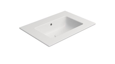 GSI PURA Umivaonik, 62x46 cm, zidni, bez otvora, keramika, bijela mat