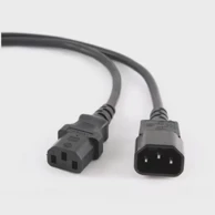 GEMBIRD PC-189 naponski kabel, crni, C14 spojnik