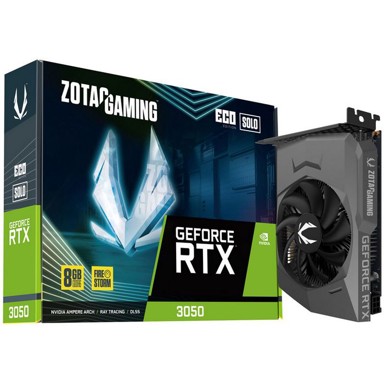 ZOTAC GAMING Grafička kartica GeForce RTX 3050 Eco Solo, 8192 MB, GDDR6, ZT-A30500R-10L