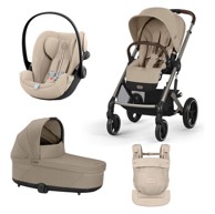 CYBEX Kolica Balios Bundle + AMYA, 3-u-1, Almond Beige