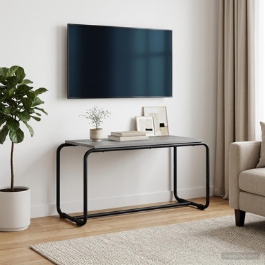 TV stalak 80 x 35,5 x 42 cm od konstruiranog drva, siva sonoma