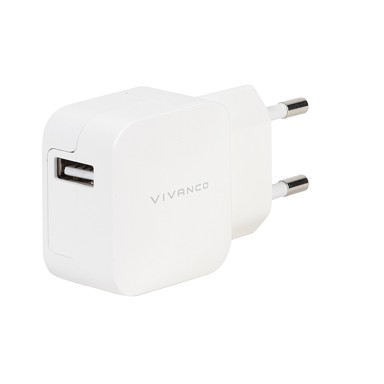 VIVANCO Kućni punjač 2.4a FAST CHARGING