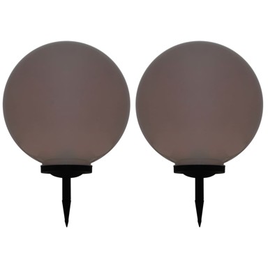 Vanjske solarne svjetiljke 2 kom LED kuglaste 50 cm RGB